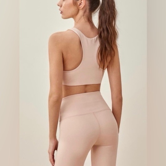 Reformation High Rise 7" Bike Short in Serenade - Picture 2 of 7